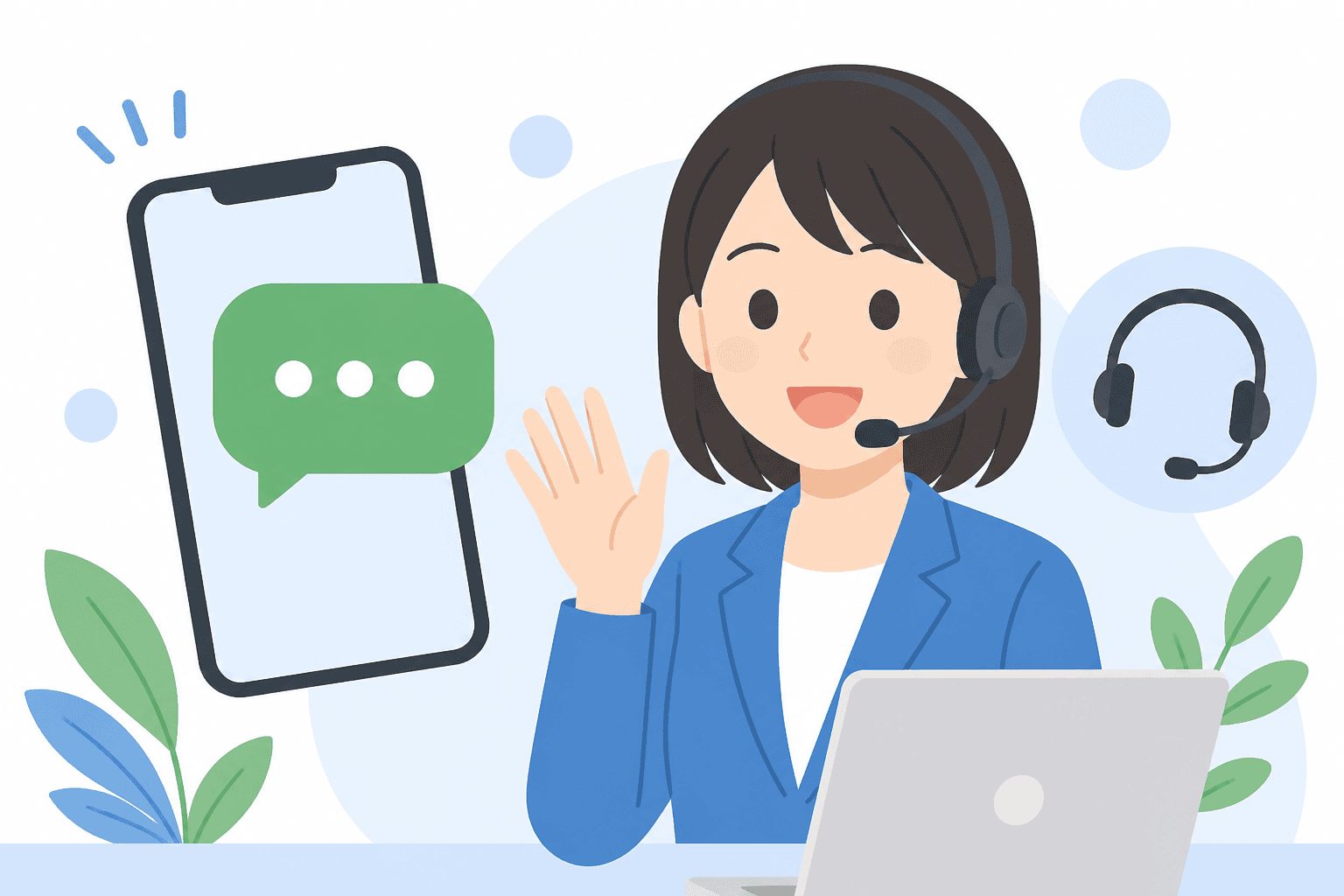 導入後も相談できる伴走サポートのイメージ